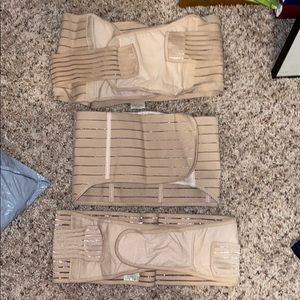 3 piece postpartum binding belt